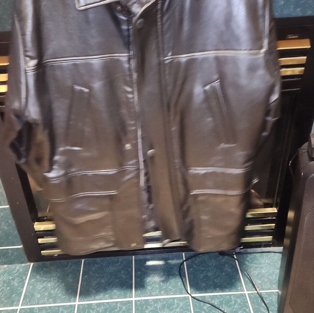 Men's Black Leather Jacket